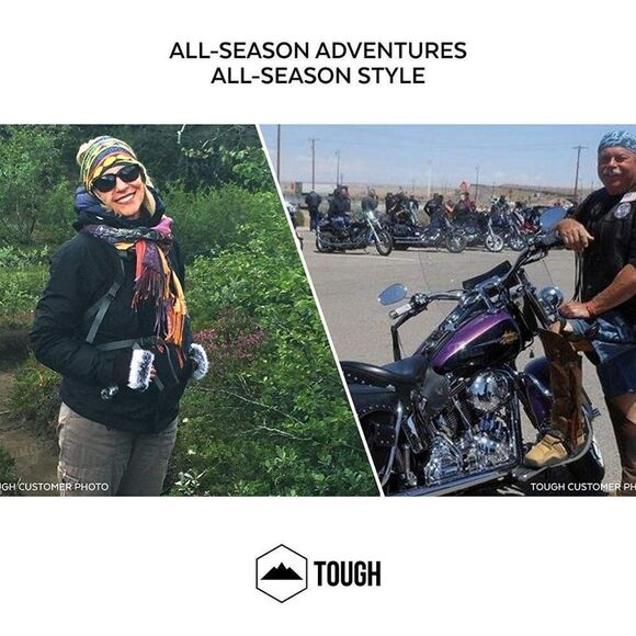 New Tough Outfitters 12-in-1 Cooling Headwear Space Grey - Picture 10 of 14